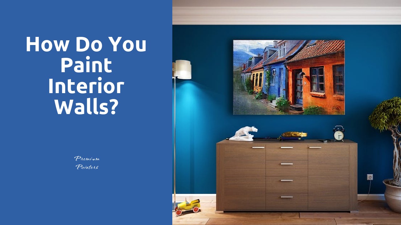 How do you paint interior walls?