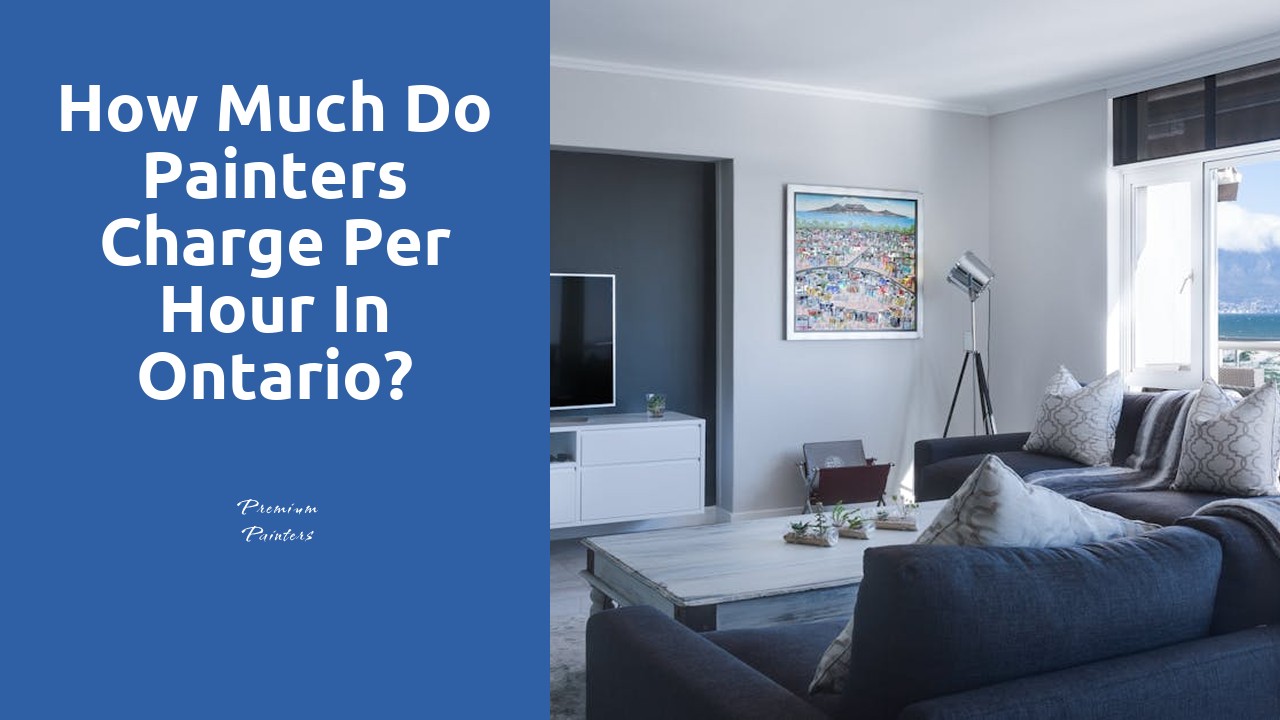 How much do painters charge per hour in Ontario?